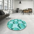 thumbnail image 3 of Ahgly Company Indoor Rectangle Patterned Light Sea Green Area Rugs, 2' x 3', 3 of 6