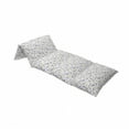 thumbnail image 4 of Floral Floor Pillow Lounger Cover, Blossoming Chamomile Wild Flower Summer Background Spring Natural Pattern, Nap Mat Printed Fabric Case for 5 Pillows, 88" x 36", White Yellow Purple, by Ambesonne, 4 of 5