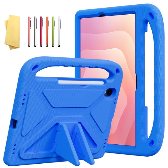 ELEHOLD Protective Case for Samsung Galaxy Tab S11 (2025), 11-inch, Rugged Case Kids Friendly EVA Full Body Protective Handle Grip Kickstand Function Shockproof Kids Case,Blue
