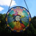 thumbnail image 2 of Laos Travel Decor Suncatcher Stained Glass Window Hanging, Gift for Traveller, Collection of Country Travel Souvenirs for Family and Friends, Laos Map and Flag Décor, 2 of 6