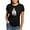 Black, variant on - Pi Sigma Epsilon Colored Crest T Shirt - Womens Tri-blend T-Shirt