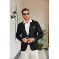 thumbnail image 2 of COOFANDY Men's Slim Fit Casual Blazers Lightweight Sport Coats One Button Suit Jackets, 2 of 6