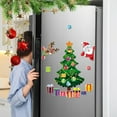 thumbnail image 3 of Large Christmas Tree Refrigerator Decoration for Metal Doors Holiday Santa Reindeer Kitchen Garage Festive Sticker, 3 of 6