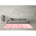 thumbnail image 3 of Ahgly Company Indoor Square Solid Red Modern Area Rugs, 7' Square, 3 of 4