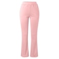 thumbnail image 4 of Womens Yoga Dress Pants Stretchy Pull On Straight Leg Business Casual Pants High Waist Dressy Slacks With Pockets, 4 of 5