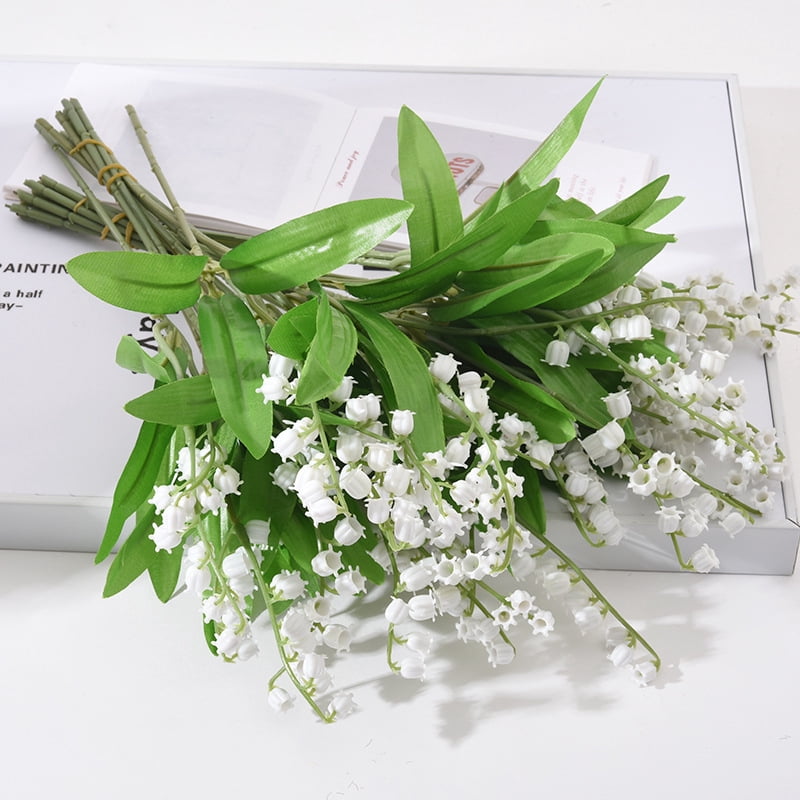 Lily of the valley stems 10 bundles of Faux Lily of The Valley Stems