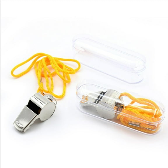 Clispeed 3PCS Camping Signal Whistles Stainless Steel Loud Sound For Survival Outdoor Activities Men Women