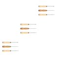 thumbnail image 4 of relayinert Premium 3x Sewing Awl Punching Wood Handle Needle for Candle Making Canvas Style A 3Set, 4 of 6