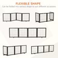 thumbnail image 4 of PawHut Wooden Pet Fence with Support Feet Coffee, 4 of 9