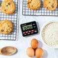 thumbnail image 5 of Escali Multi-Task Four Event Digital Kitchen Timer with Clock Mode, Magnetic Back, Overtime Counter, 5 of 12