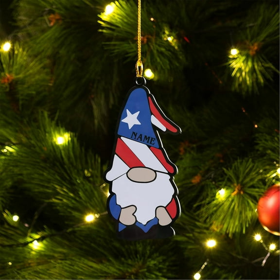Puerto Rico Acrylic 2D Flat Ornaments 2025, Puerto Rican Flag Ornament Christmas Decorations 2025, Puerto Rico Frog and Lighthouse Hanging Ornament, Gifts for Puerto Rico Lovers (PR 7) - 3695