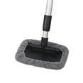 thumbnail image 4 of SZDUDU Windshield Cleaner, Car Windshield Cleaning Tool Inside with 2 Reusable and Washable Microfiber Pads and Extendable Handle Auto Glass Wiper Kit, Gray, 4 of 7