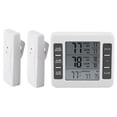 thumbnail image 1 of ZK- Refrigerator Freezer Thermometer Digital Alarm Audible Alarm with Wireless Sensor Min/Max Display, 1 of 5
