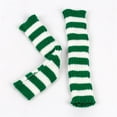 thumbnail image 5 of Elainilye Fashion Unisex Winter Gloves Wrist Arm Warmer Solid Knitted Long Fingerless Gloves Mitten Knitted Wool Gloves,Green, 5 of 5
