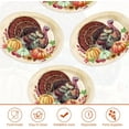 thumbnail image 3 of 50Pcs Fall Thanksgiving Oval Paper Plates 10" x 12" Large Heavy Duty Autumn Vintage Turkey Pumpkin Platters Watercolor Turkey Disposable Plate for Harvest Thanksgiving Gather Party Supplies Decoratio, 3 of 13