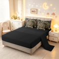 thumbnail image 3 of Homewish Vintage Tree Of Life 7-Piece Twin Bedding,Romantic Floral Bedding Comforter Set,Black Green,Black Reversible, 3 of 8