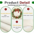 thumbnail image 6 of Christmas Pillow Covers 18x18,Outdoor Christmas Decorations Pillows Decorative Throw Pillow Cases,Wreath Xmas Joy Cushion Covers for Home Winter Holiday Couch, 6 of 6