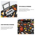 thumbnail image 4 of Haiem Seafood And Drinks Luggage Cover Printed Suitcase Covers for Luggage Elastic Washable Suitcase Protector Fits 18-32 Inch Luggage-X-Large, 4 of 8