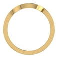 thumbnail image 3 of Diamond Wedding Band Matching to Intertwined Engagement Ring 14K Gold 0.12 CT TW, 3 of 6