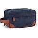 thumbnail image 1 of Men's Hanging Toiletry Bag - Large Capacity Waterproof Canvas Travel Shaving Bag - Navy Blue, 1 of 4