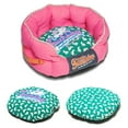 thumbnail image 3 of Pet Life Touchdog Rabbit-Spotted Premium Rounded Dog Bed, 3 of 5