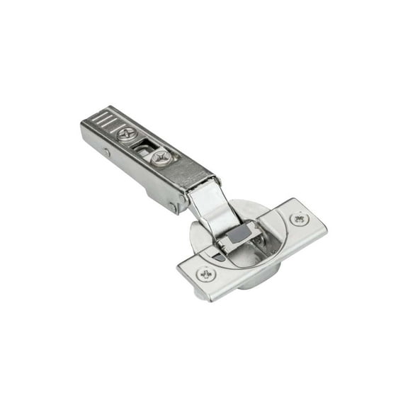 Blum 2-Pack 110 Degree Straight Arm Clip Top Blumotion Overlay Press-In Soft Close Cabinet Hinge