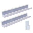 thumbnail image 2 of Meitianfacai Whiteboard Magnetic Bookshelf Classroom Bookshelf Display Reusable Stand, white, 2 of 6