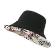 thumbnail image 2 of Chapeau de Soleil Solide pour Femmes Extérieur Imprimé Floral Décontracté Élégant, 2 of 4
