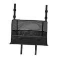 thumbnail image 3 of Organizador de malla para interior de coche, universal, con bolsillo para el respaldo del asiento. Negro, 3 of 9