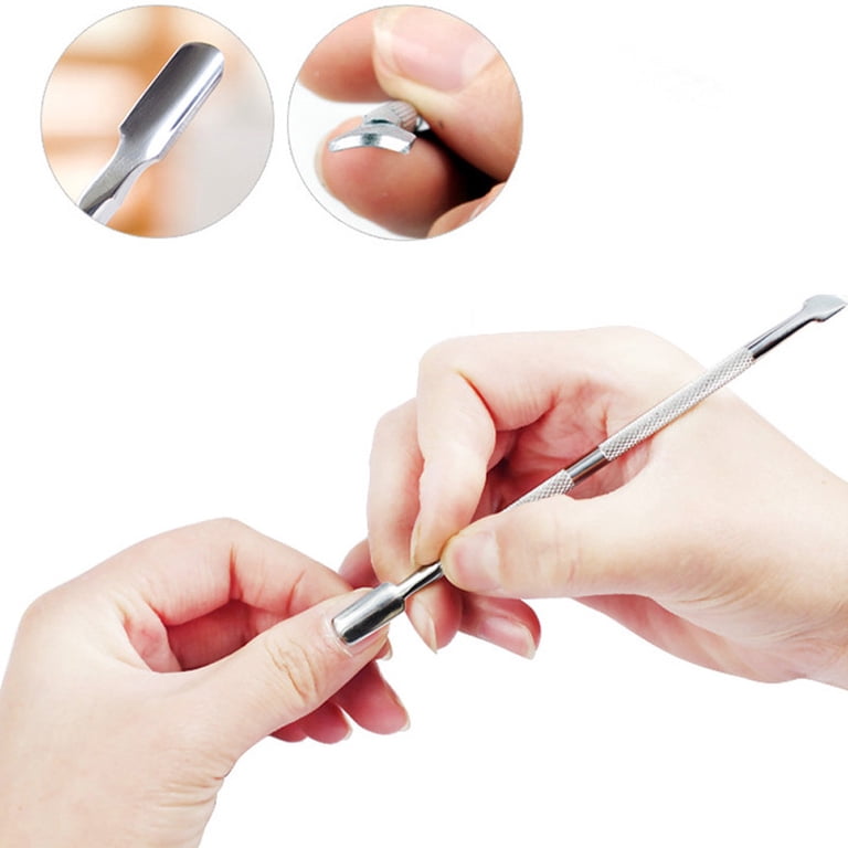Dr.Pedi Cuticle Pusher and Cutter Set, 4-Piece Stainless Steel photo 7