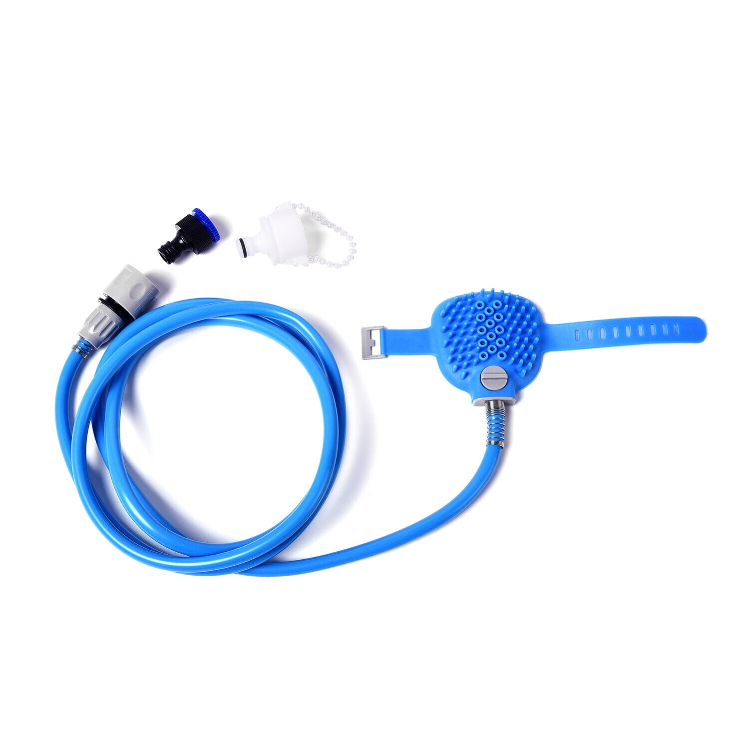 Blue Silicone Pet Bathing Tool Pet Shower Sprayer Shower Bath Tub for