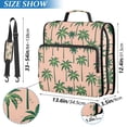 thumbnail image 2 of FORMRS Zipper Binder with Shoulder Strap 2-inch Ring 500 Sheet Capacity File Bag, Pink Palm Trees, 2 of 5