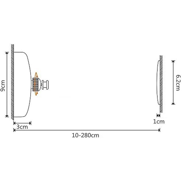 Secadora telescópica telescópica de acero inoxidable Cuerda pulida cromada telescópica Balcón interior y exterior (1set (2pcs)) ZefeiWu 8390613041555