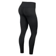 thumbnail image 3 of Women's Fanatics Black Atlanta Braves Wordmark Stack Leggings, 3 of 3