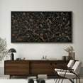 thumbnail image 4 of Large Framed Canvas Print Mystic Night Birds - Dark BotanicalWall Art Decorative Ready to Hang Painting for Living room Bedroom 60x30 inches Black Frame, 4 of 9