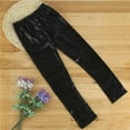 thumbnail image 3 of Baby Girls Leather Stretchy Leggings Tight Pants, 3 of 6