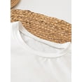 thumbnail image 3 of INAWLY - Camiseta de manga corta con cuello redondo y estampado gráfico sencillo para mujer, ideal para adultos, hombres, mujeres, adolescentes, jóvenes, deportes, casual, 3 of 8