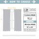 thumbnail image 5 of Juego de 2 paneles de cortinas ChrisDowa Brownout de 42 x 122 cm para dormitorio, 5 of 6