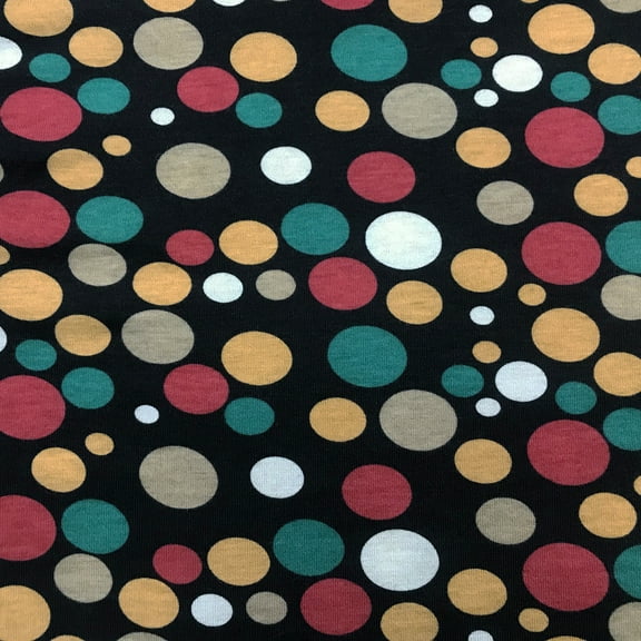 Multi Polka Dot Sweater Knit