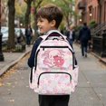 thumbnail image 4 of Aplkyhs Backpack for Kids Teens Age 6-18 School Bag with Large Capacity Durable Lightweight Water Resistant Bookbag Donut Axolotl, 4 of 7