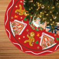 thumbnail image 3 of 4th of July Patriotic Tree Skirt 30 Inch Independence Day Red Blue White Stripe Holiday Tree Skirts for Summer Christmas Tree Decoration, 3 of 6