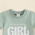 thumbnail image 5 of Kaprioy Girls Summer Outfits Mama’s Girl Print Baby Girl Outfit Short Sleeve T-shirts Daisy Elastic Waist Shorts Set Summer Clothes, 5 of 6