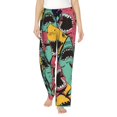 thumbnail image 2 of Picia Angry Shark Pattern Womens Soft Woven Cotton Elastic Waistband Sleep Pajama Pant Lounge Sleep Pant With Pockets And Drawstring-, 2 of 9