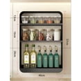 thumbnail image 2 of Versatile Magnetic Shelf Organizer, Movable Hooks For Space Saving And Heavy Duty Super Load Bearing, 2 of 5