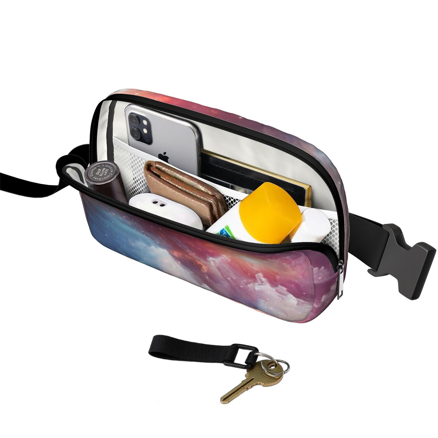 Sci-Fi Galaxy Belt Bag – Cosmic Fanny Pack with Celestial Print for Starry Night and Space Enthusiasts