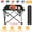 2Pc_Orange, variant on Foldable Camping Table, Portable Picnic Table Lightweight Travel Desk with 2 Cup Holders & Carrying Bag, Easy to Carry, Perfect for Outdoor Camping, Picnic, BBQ, Beach, Travel, Hiking, Home Use (1Pc)