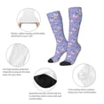 thumbnail image 3 of Pofeuu Butterflies And Flowers Print Stockings, Adult Running Hiking Socks for Youth and Adult, 3 of 6