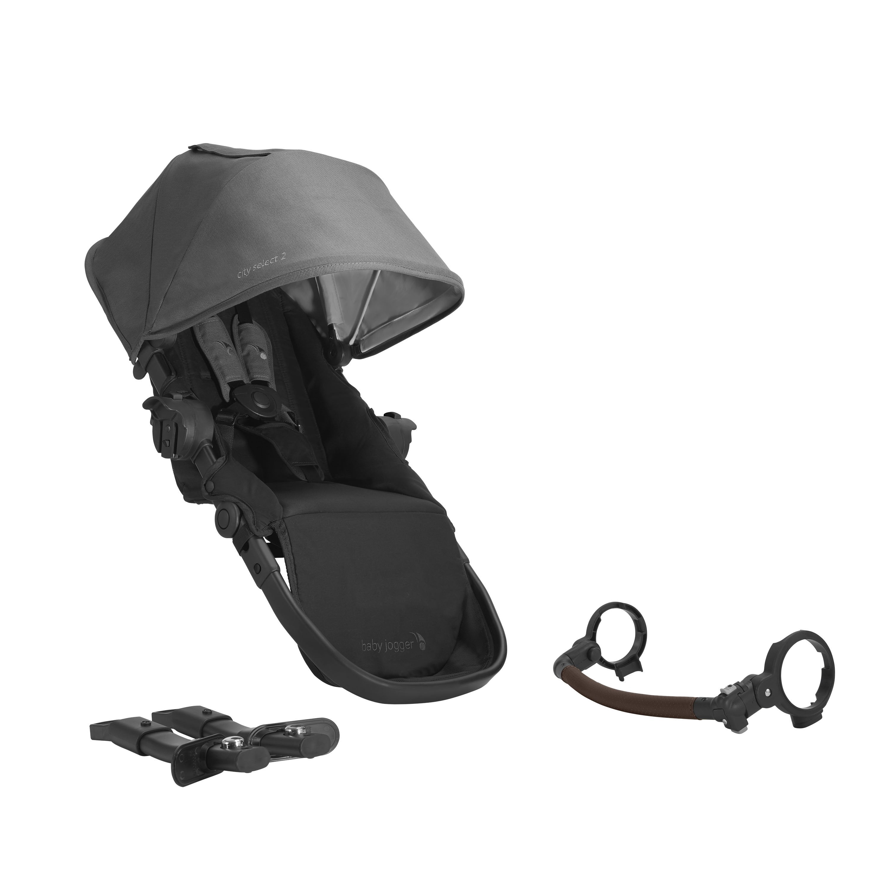 Baby Jogger City Select 2 Second Seat Kit, Eco Collection, Harbour Grey