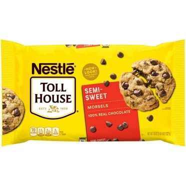 Nestle Toll House Semi Sweet Chocolate Regular Baking Chips, 36 oz Bag