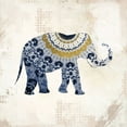 thumbnail image 2 of Kimberly, Allen 20x20 Black Ornate Wood Framed with Double Matting Museum Art Print Titled - Indigo Safari 1, 2 of 4